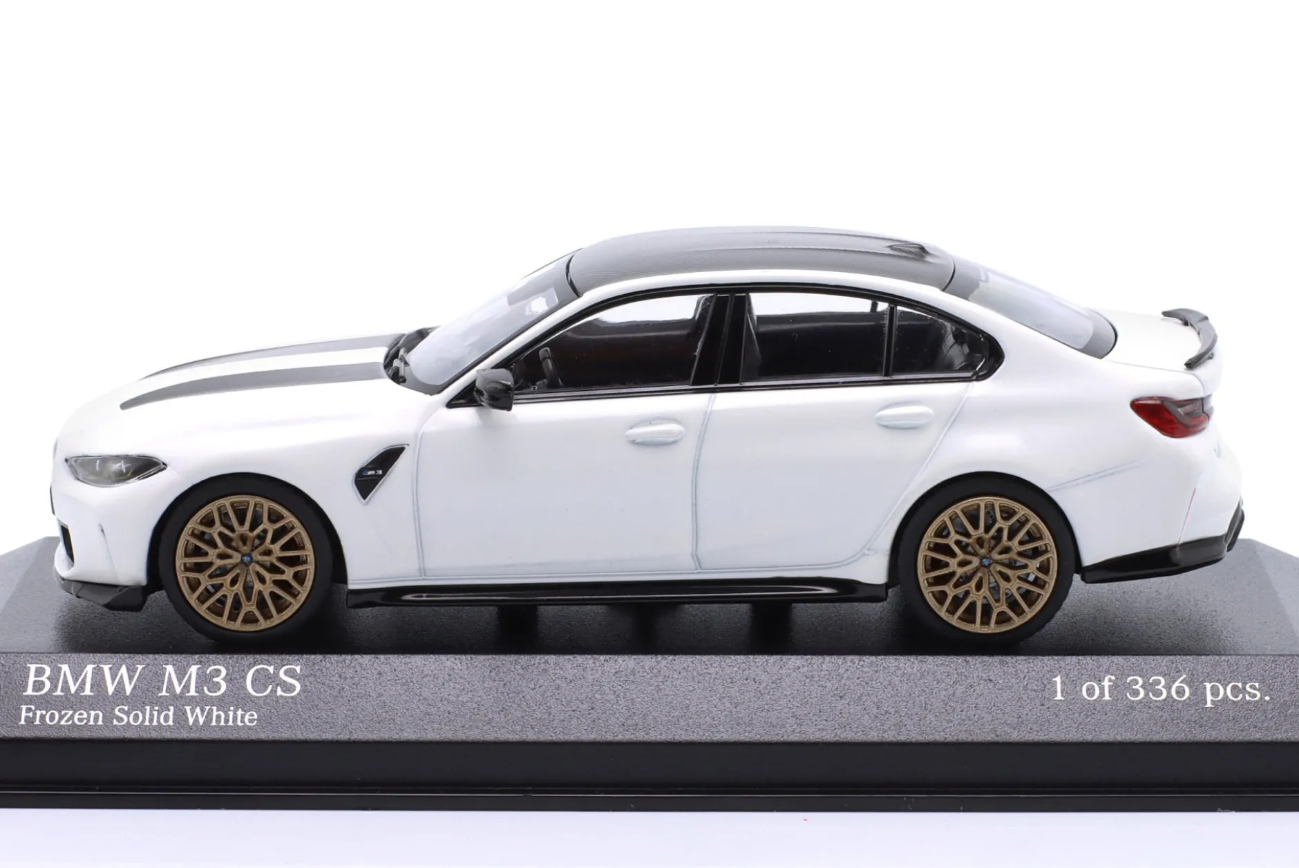 BMW M3 CS Baujahr 2023 mattweiß 1:43 Minichamps