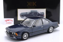 BMW M635 CSI mit Alpina-Felgen Baujahr 1987 dunkelblau metallic 1:12 KK-Scale