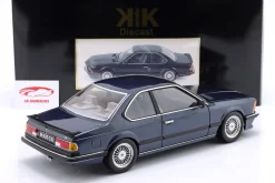BMW M635 CSI mit Alpina-Felgen Baujahr 1987 dunkelblau metallic 1:12 KK-Scale