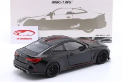 BMW M4 CSL (G82) Baujahr 2023 schwarz 1:18 Minichamps