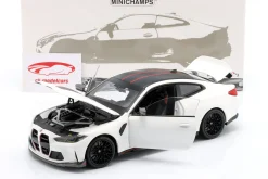BMW M4 CSL (G82) Baujahr 2023 weiß 1:18 Minichamps