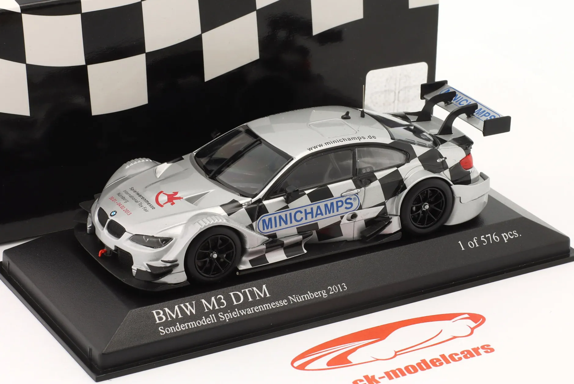BMW M3 DTM Sondermodell Spielwarenmesse Nürnberg 2013 1:43 Minichamps