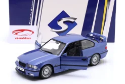 BMW M3 (E36) Coupé Baujahr 1996 Estoril blau 1:18 Solido