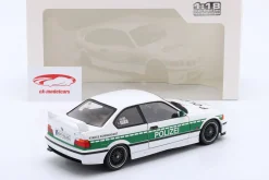 BMW M3 (E36) Coupe Baujahr 1991 Drift Polizei weiß / grün 1:18 Solido