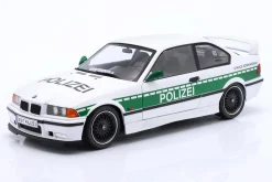BMW M3 (E36) Coupe Baujahr 1991 Drift Polizei weiß / grün 1:18 Solido