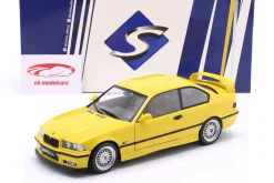 BMW M3 (E36) Coupe Baujahr 1991 gelb 1:18 Solido