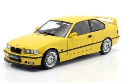 BMW M3 (E36) Coupe Baujahr 1991 gelb 1:18 Solido