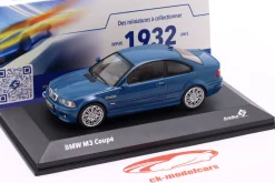 BMW M3 (E46) Coupe Baujahr 2000 Laguna Seca blau 1:43 Solido