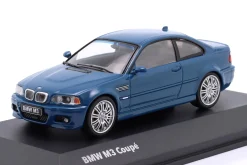 BMW M3 (E46) Coupe Baujahr 2000 Laguna Seca blau 1:43 Solido