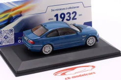 BMW M3 (E46) Coupe Baujahr 2000 Laguna Seca blau 1:43 Solido