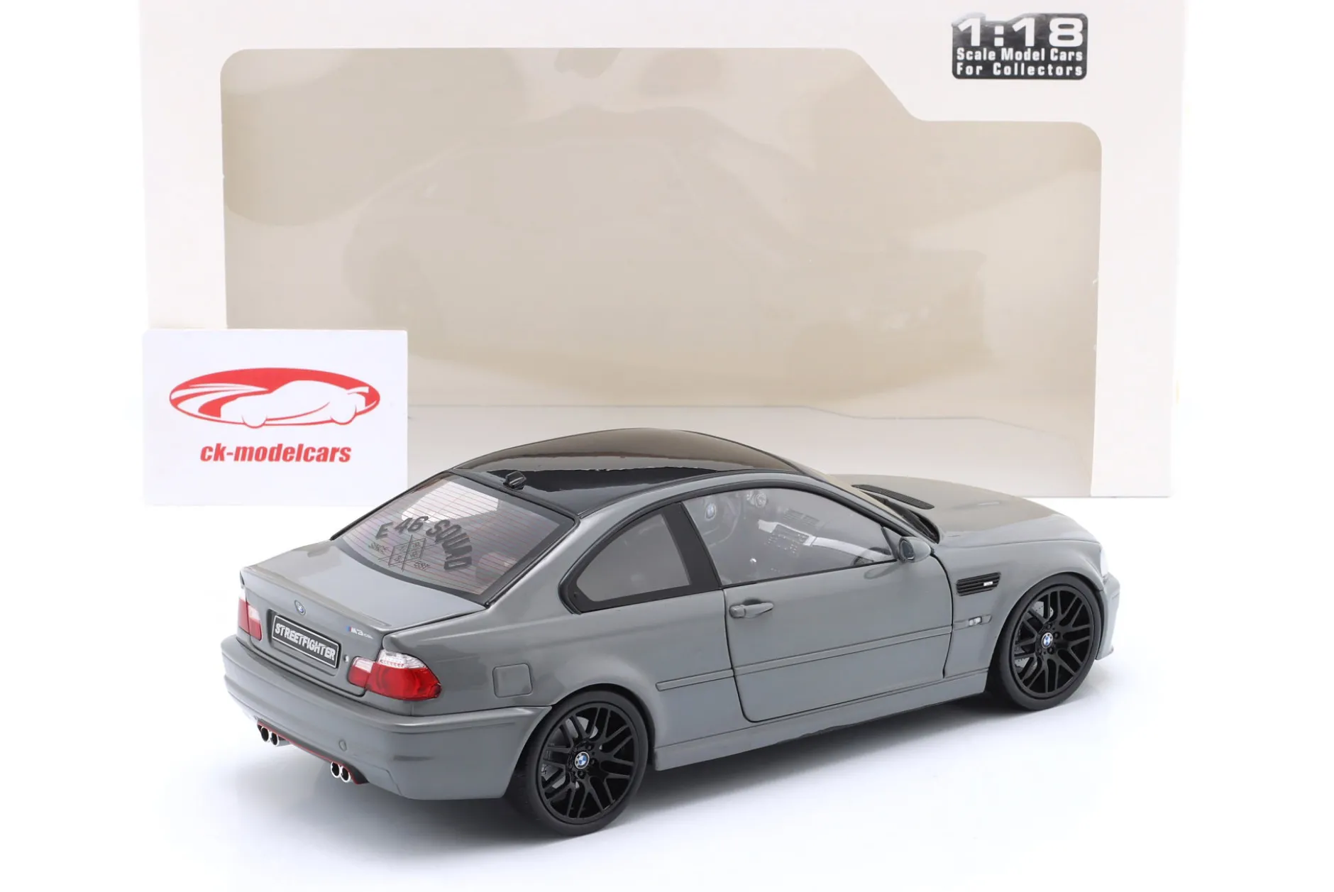 BMW M3 (E46) Coupe Streetfighters Baujahr 2000 nardograu 1:18 Solido