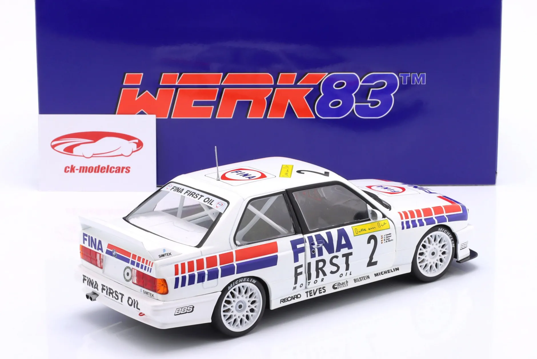 BMW M3 E30 #2 Sieger 24h Nürburgring 1992 FINA Motorsport Team 1:18 WERK83