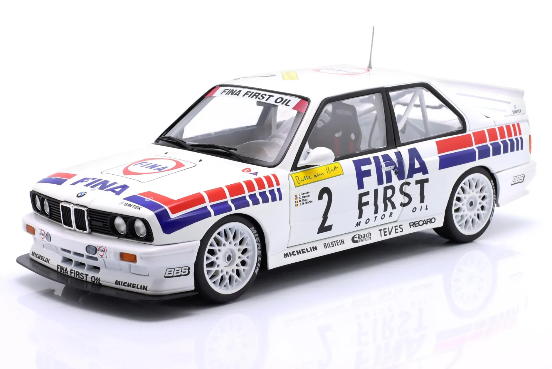 BMW M3 E30 #2 Sieger 24h Nürburgring 1992 FINA Motorsport Team 1:18 WERK83