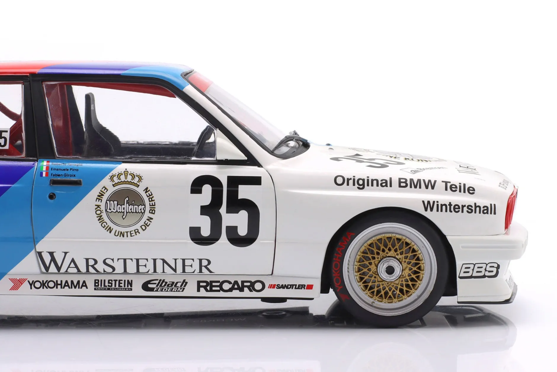 BMW M3 (E30) #35 Sieger 24h Nürburgring 1989 Pirro, Ravaglia, Giroix 1:18 WERK83