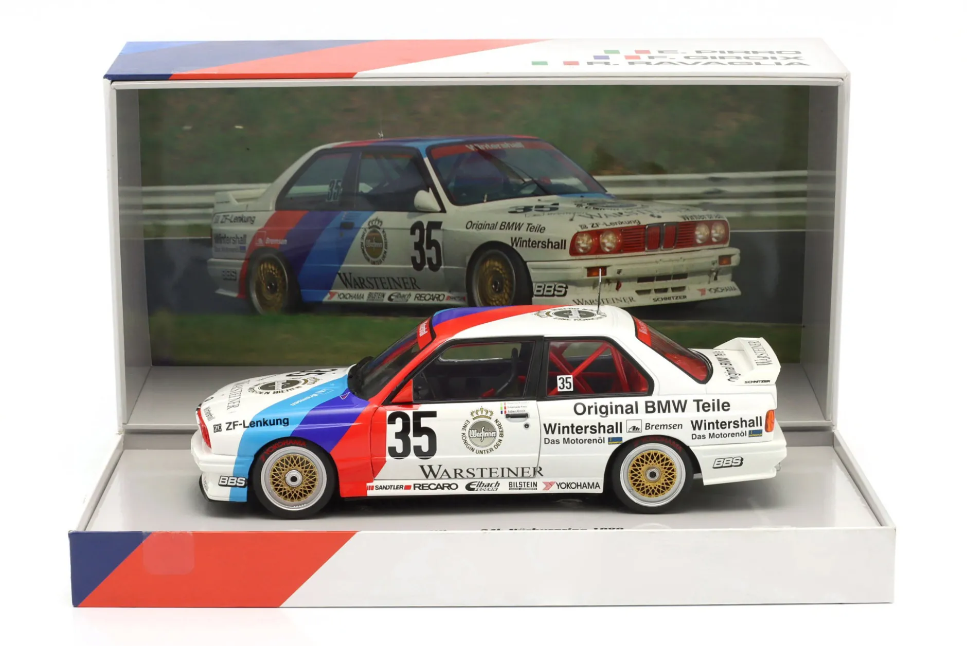 BMW M3 (E30) #35 Sieger 24h Nürburgring 1989 Pirro, Ravaglia, Giroix 1:18 WERK83