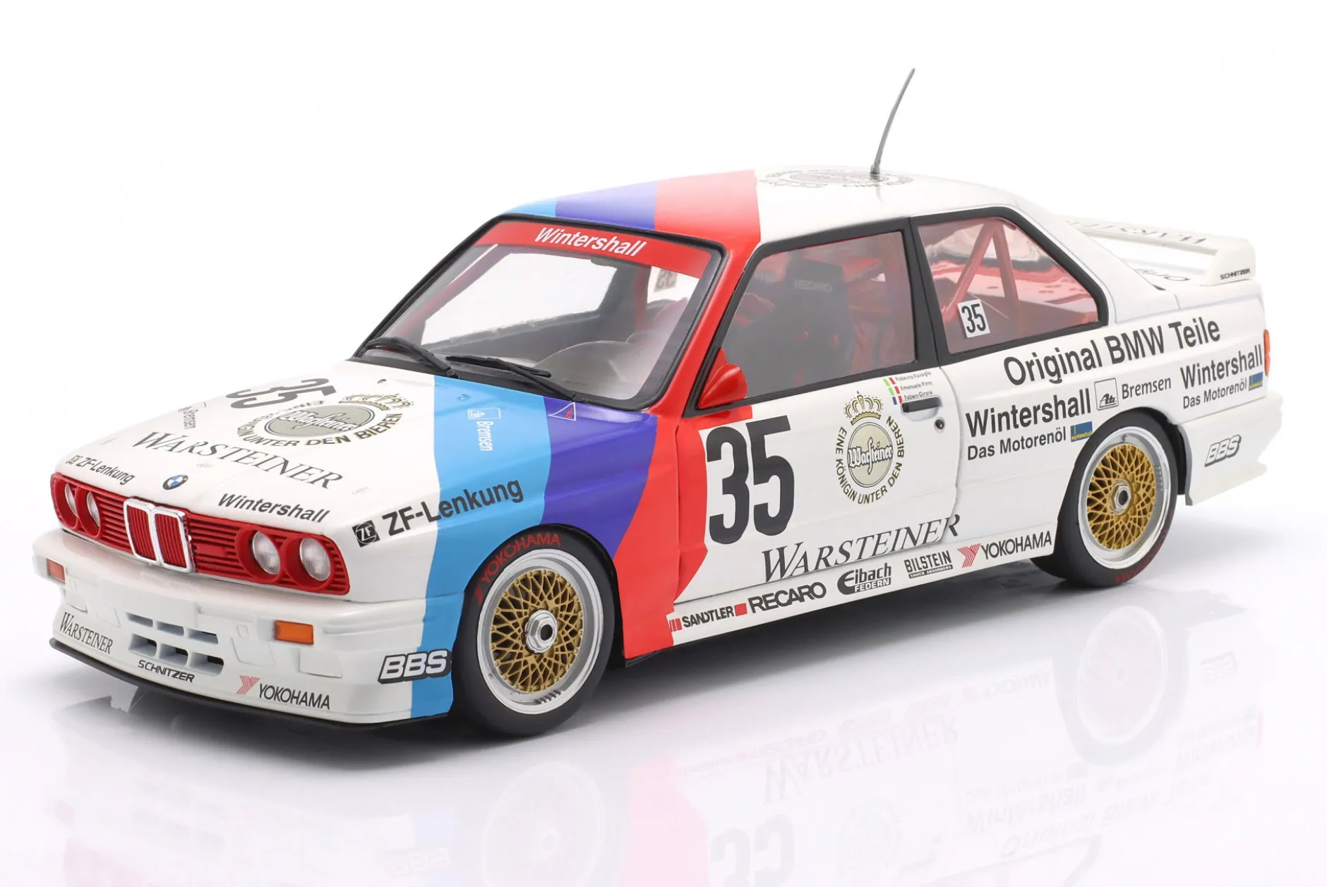 BMW M3 (E30) #35 Sieger 24h Nürburgring 1989 Pirro, Ravaglia, Giroix 1:18 WERK83