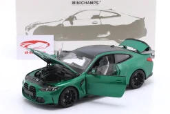 BMW M4 (G82) Baujahr 2024 grün metallic 1:18 Minichamps