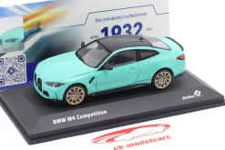 BMW M4 (G82) Competition Baujahr 2023 minz grün 1:43 Solido