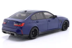 BMW M3 (G80) Limousine Baujahr 2024 mattblau metallic 1:18 Minichamps