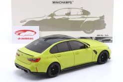 BMW M3 (G80) Limousine Baujahr 2024 Sao Paulo gelb 1:18 Minichamps