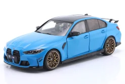 BMW M3 (G80) Performance Parts Baujahr 2024 Daytona Beach blau 1:18 Solido