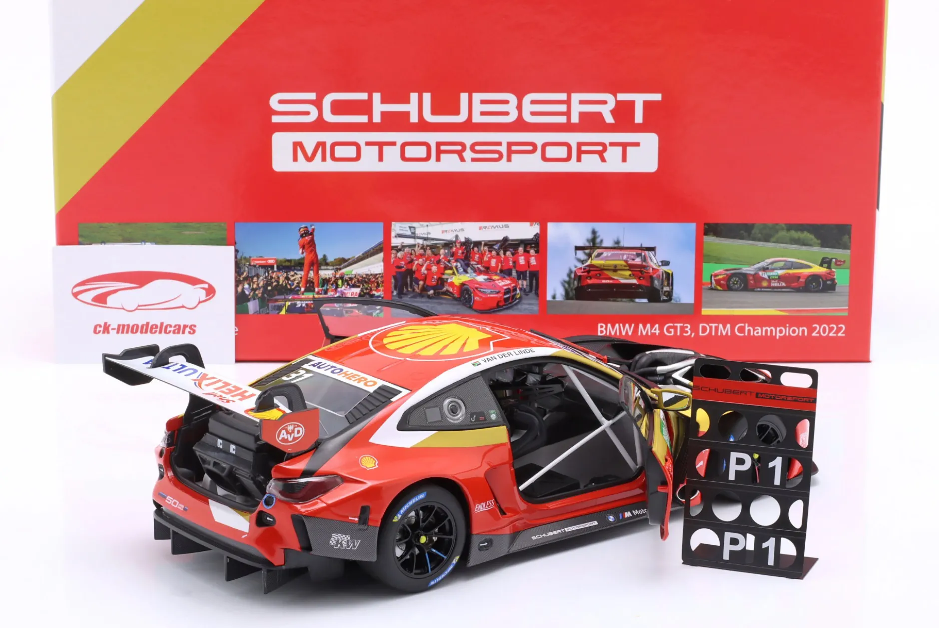 BMW M4 GT3 #31 DTM Champion Hockenheim 2022 Sheldon van der Linde 1:18 Minichamps