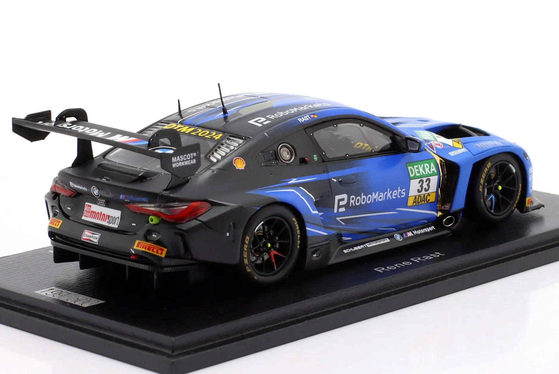 BMW M4 GT3 #33 DTM 2024 Rene Rast 1:43 Spark