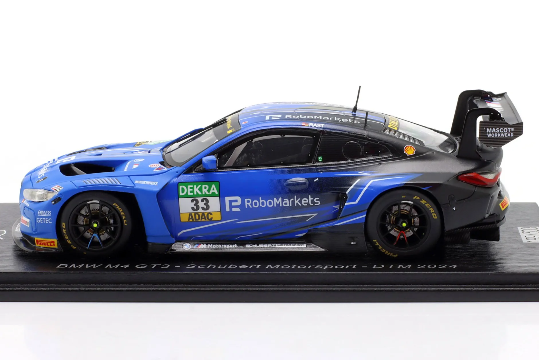 BMW M4 GT3 #33 DTM 2024 Rene Rast 1:43 Spark
