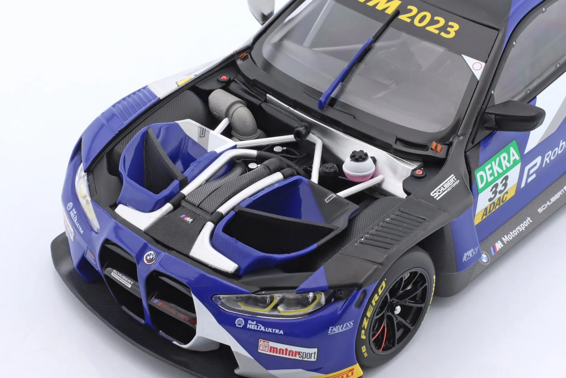 BMW M4 GT3 #33 DTM 2023 René Rast Team Schubert 1:18 Minichamps