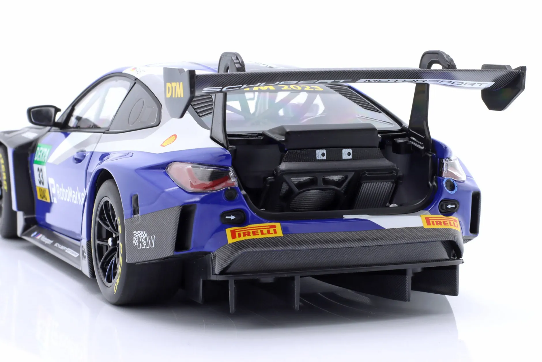 BMW M4 GT3 #33 DTM 2023 René Rast Team Schubert 1:18 Minichamps