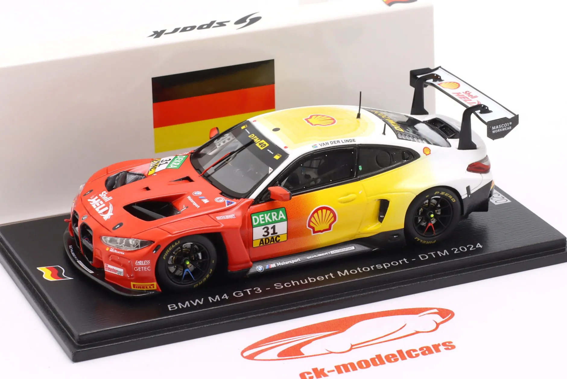 BMW M4 GT3 #31 DTM 2024 Sheldon van der Linde 1:43 Spark