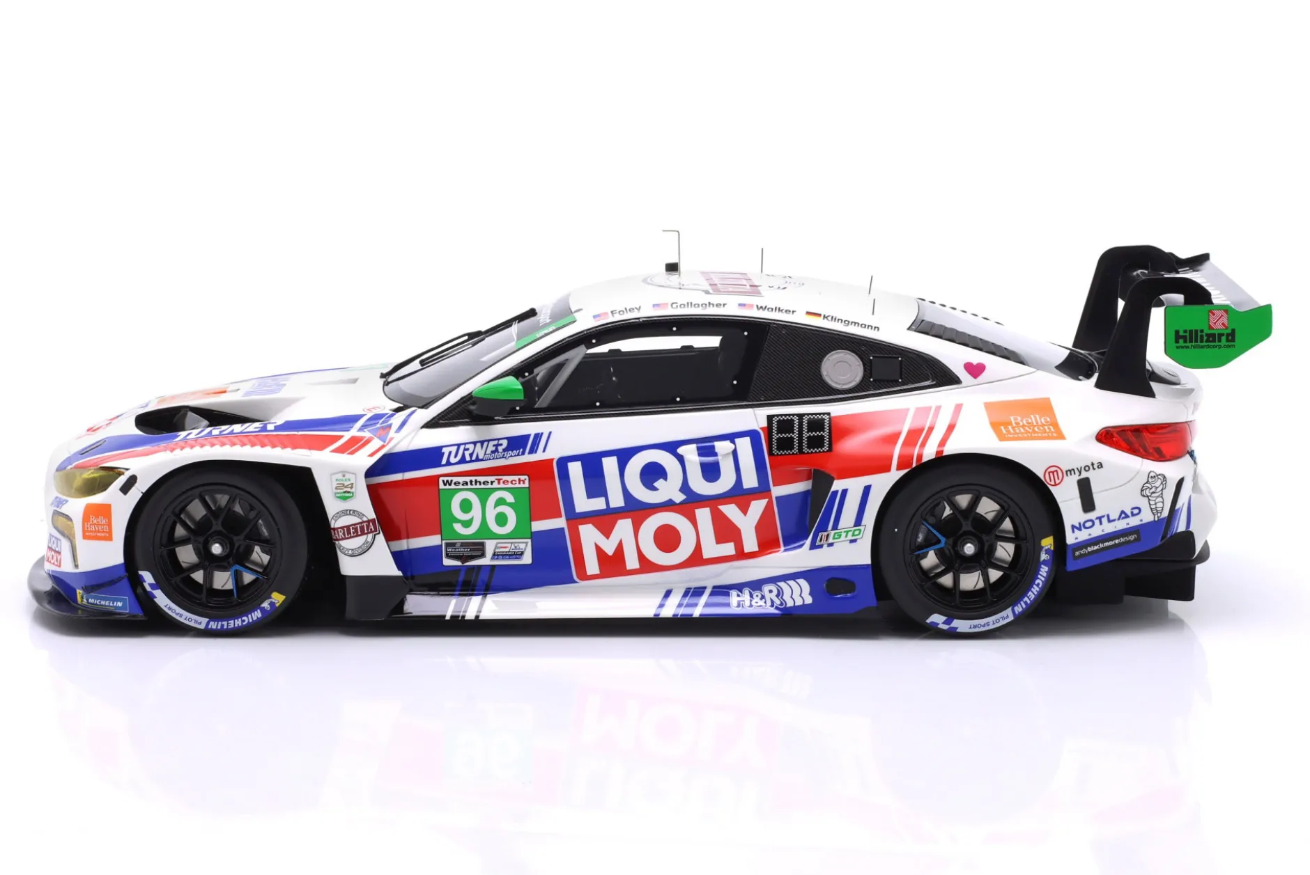 BMW M4 GT3 Evo #96 24h Daytona 2025 Turner Motorsport 1:18 TrueScale