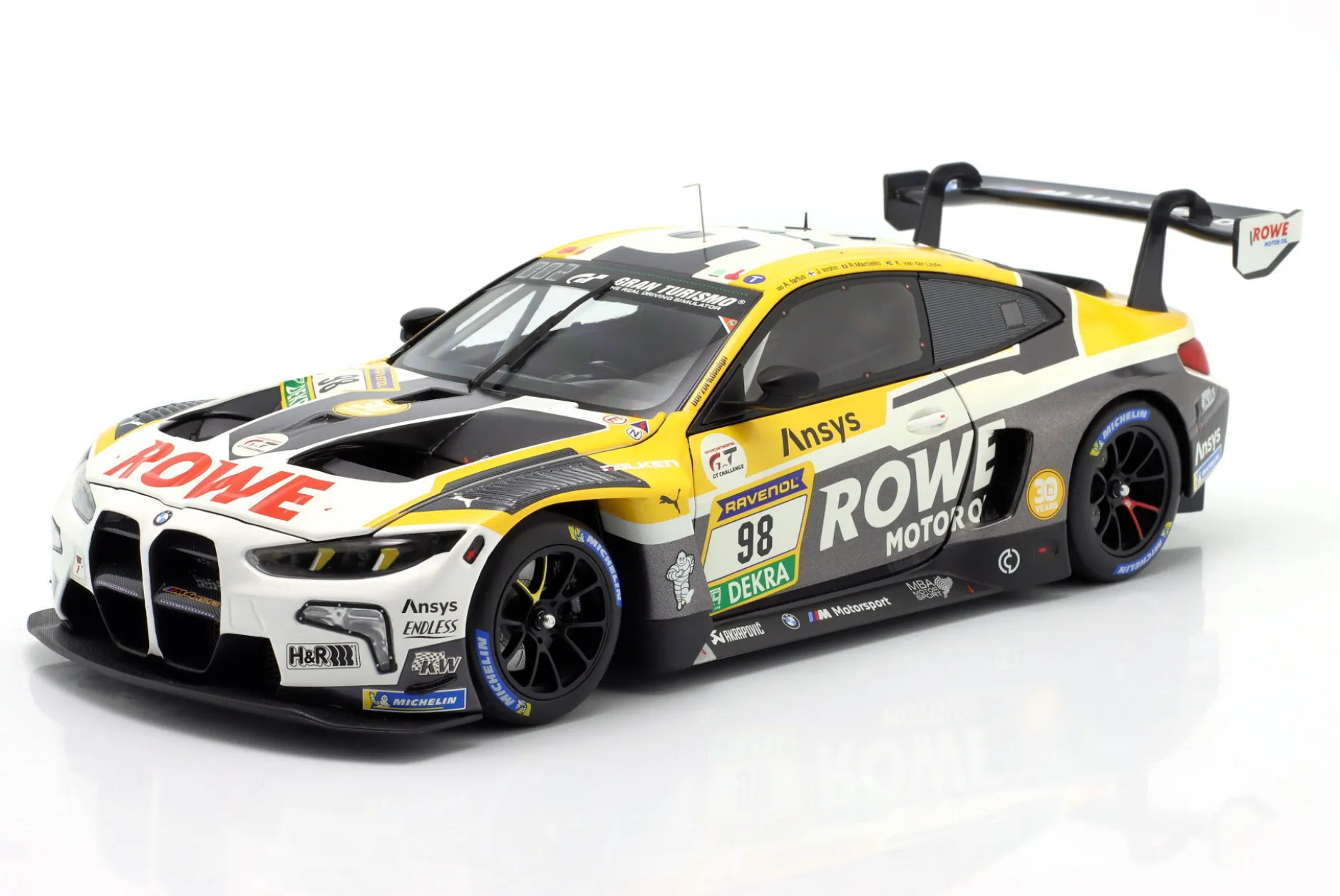 BMW M4 GT3 Evo #98 Sieger 24h Nürburgring 2025 Rowe Racing 1:18 Minichamps