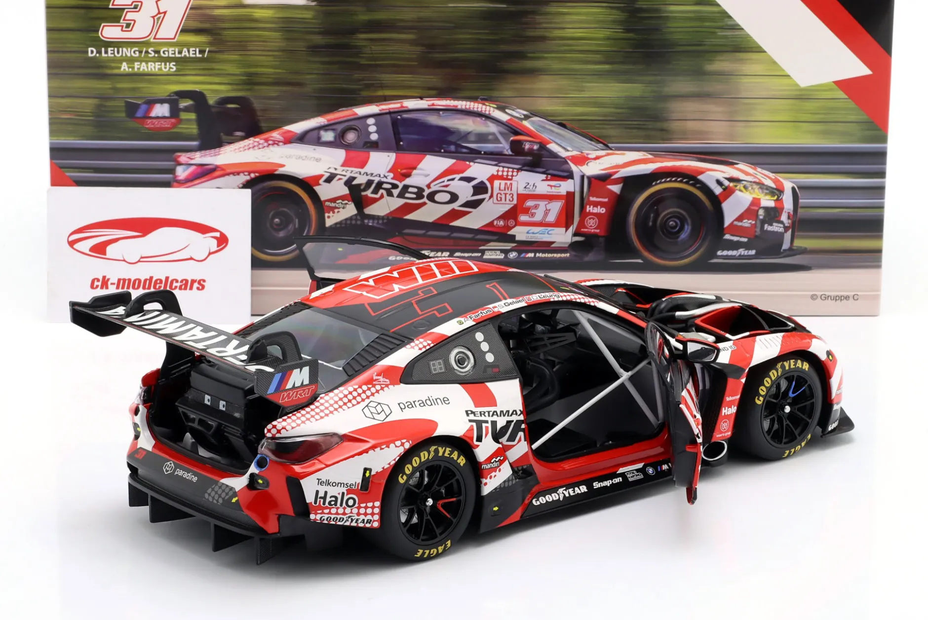 BMW M4 GT3 #31 24h LeMans 2024 Team WRT 1:18 Minichamps