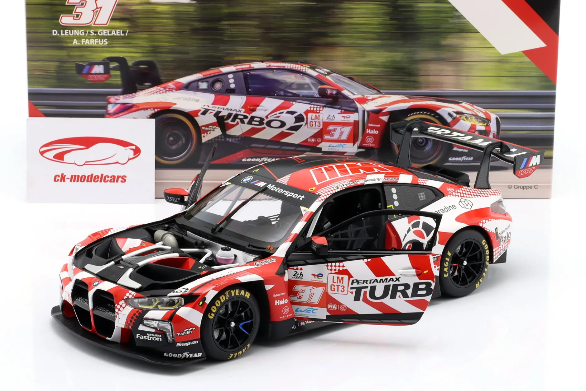 BMW M4 GT3 #31 24h LeMans 2024 Team WRT 1:18 Minichamps