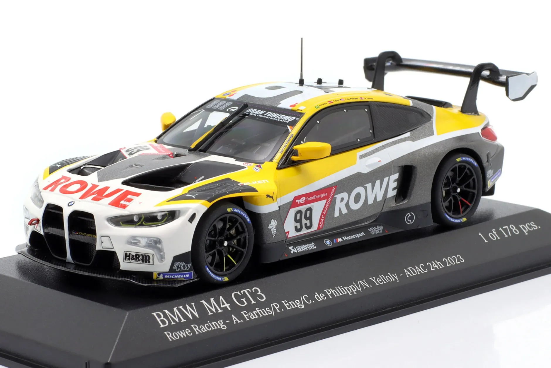 BMW M4 GT3 #99 24h Nürburgring 2023 Rowe Racing 1:43 Minichamps