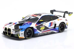 BMW M4 GT3 #46 2nd 12h Abu Dhabi 2023 Rossi, Vanthoor, Yelloly 1:18 Minichamps