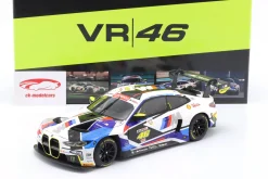 BMW M4 GT3 #46 2nd 12h Abu Dhabi 2023 Rossi, Vanthoor, Yelloly 1:18 Minichamps