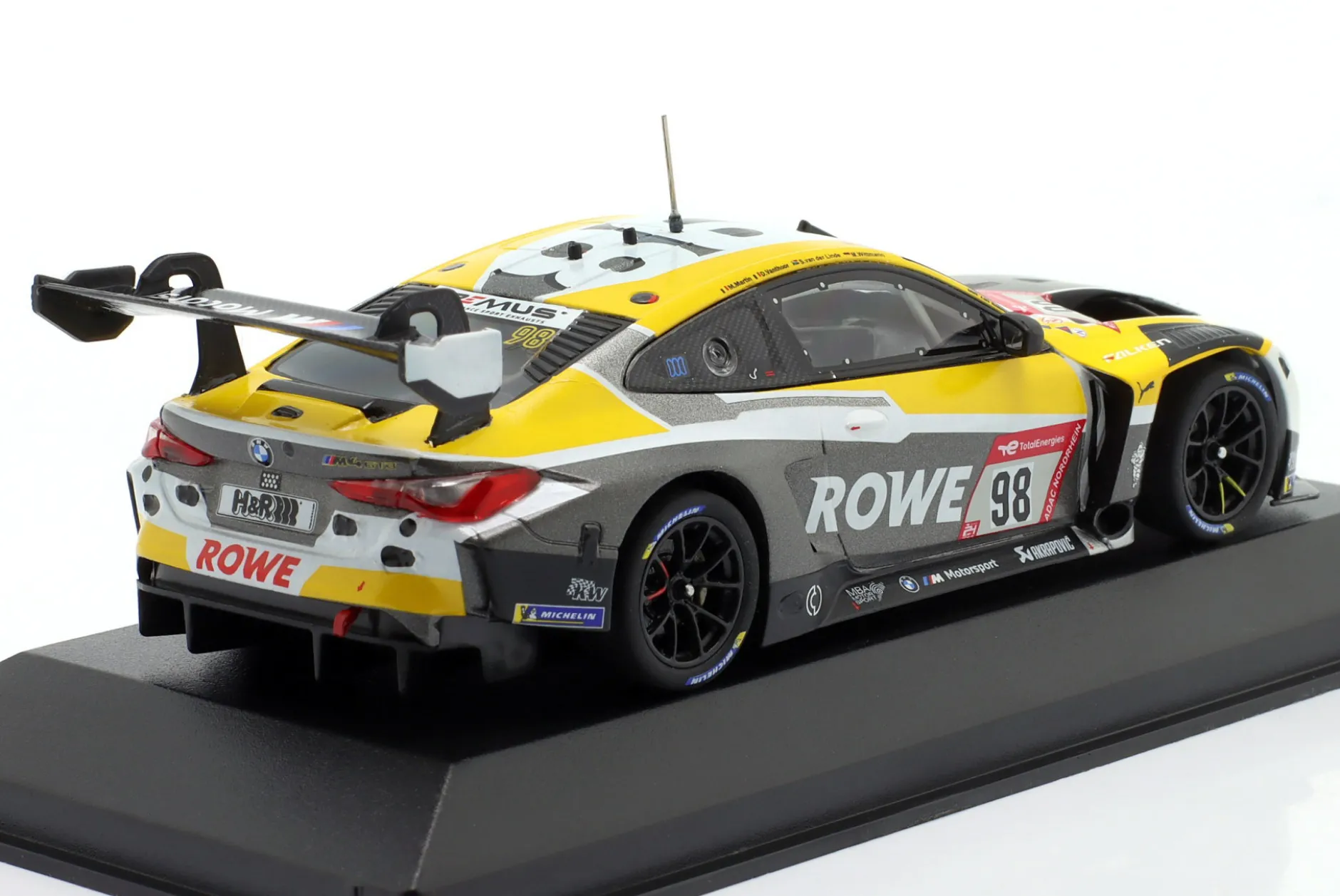 BMW M4 GT3 #98 2nd 24h Nürburgring 2023 Rowe Racing 1:43 Minichamps