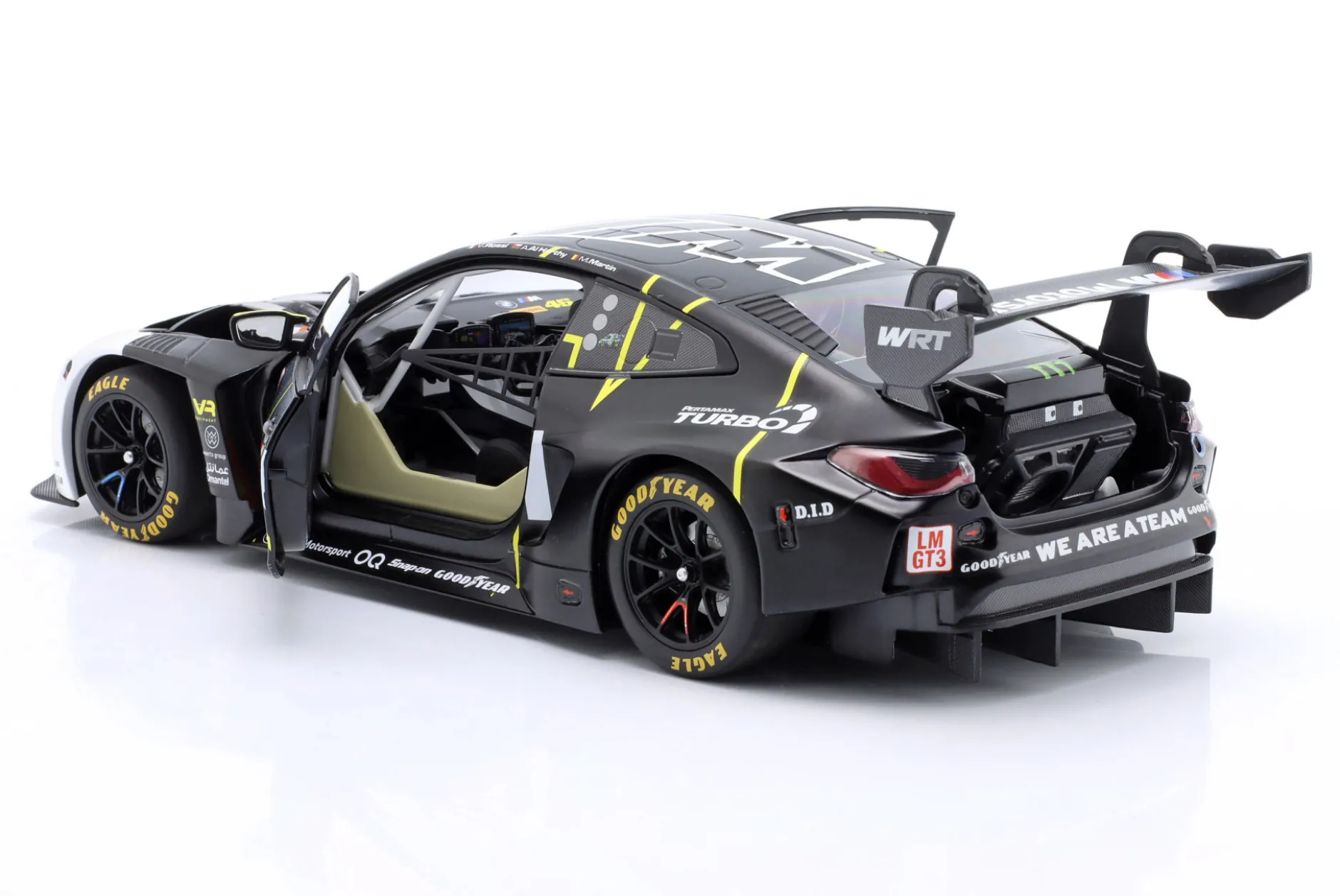 BMW M4 GT3 #46 2nd Imola 2024 Rossi, Martin, AL-Harthy 1:18 Minichamps