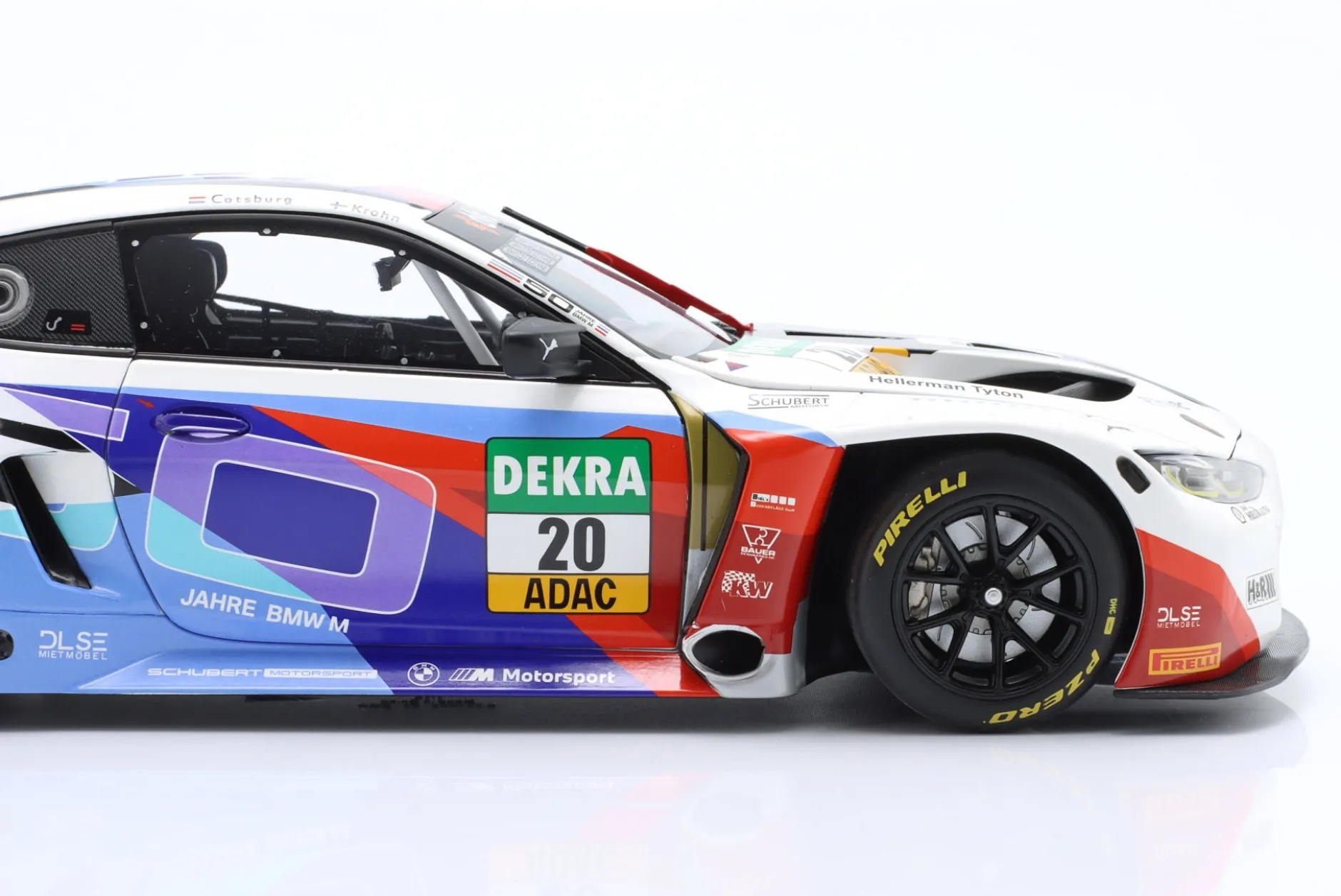 BMW M4 GT3 #20 2nd Red Bull Ring ADAC GT Masters 2022 Krohn, Catsburg 1:18 Minichamps