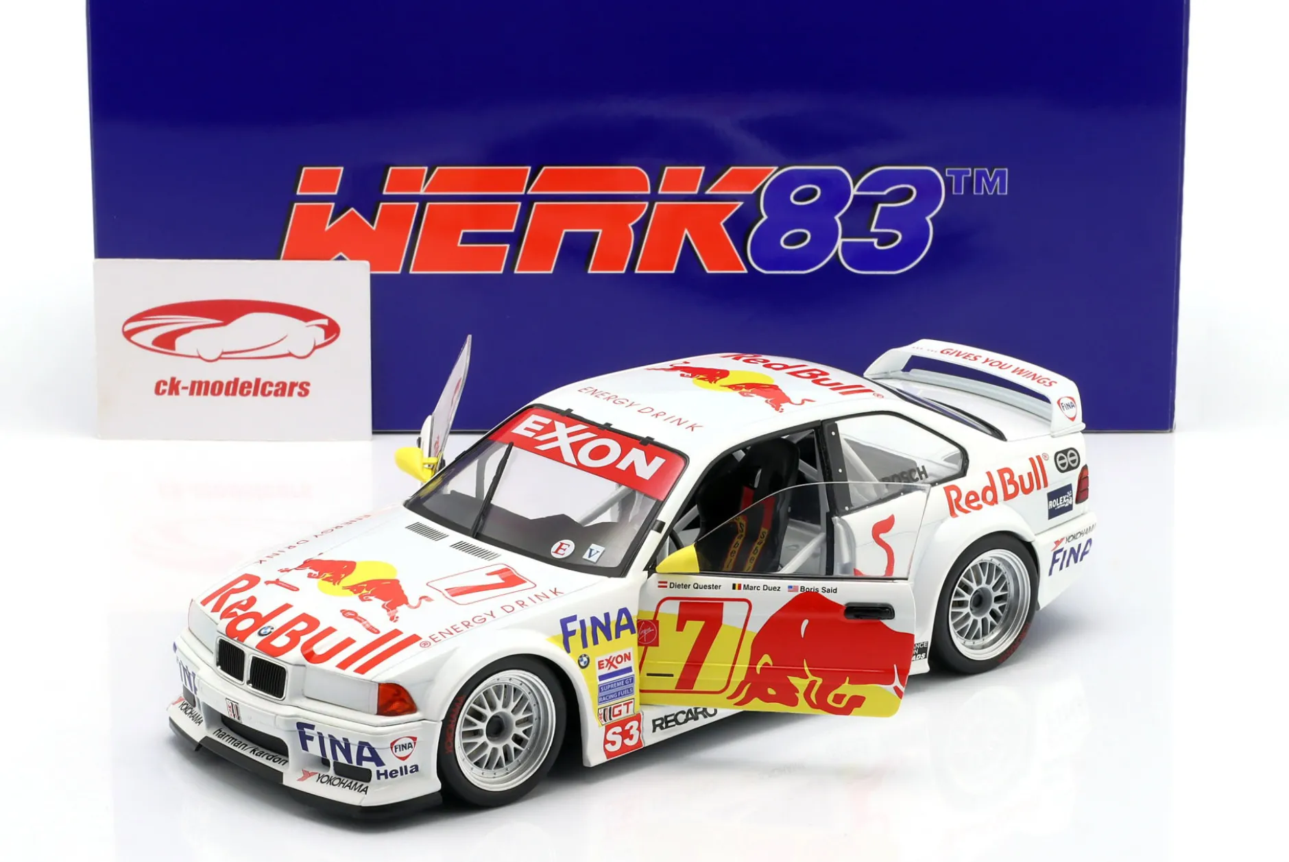 BMW M3 GTR (E36) #7 24h Daytona 1997 Duez, Quester, Said, Oestreich 1:18 WERK83
