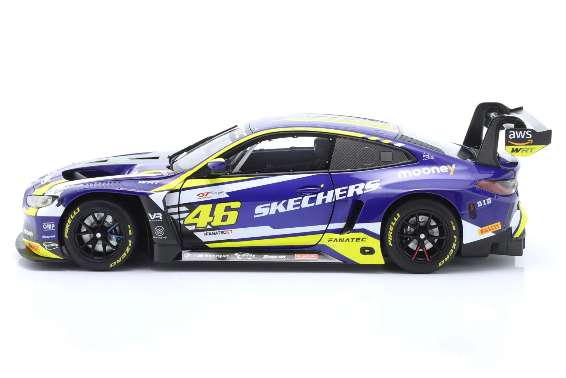 BMW M4 GT3 #46 Sieger GTWCE Misano 2023 Martin, Rossi 1:18 Minichamps