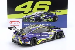 BMW M4 GT3 #46 6th 24h Spa 2023 Rossi, Martin, Farfus 1:18 Minichamps