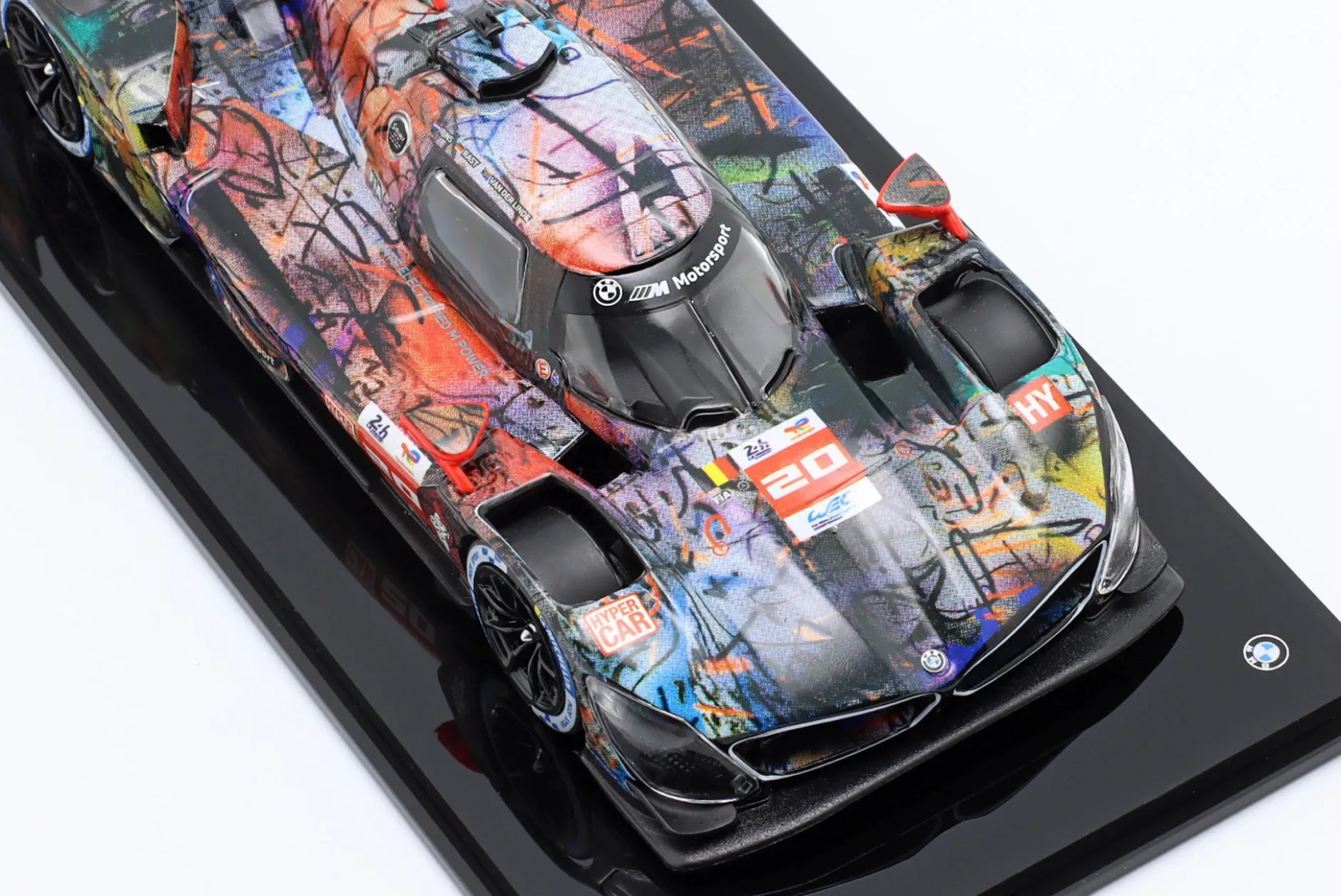 BMW M Hybrid V8 #20 24h LeMans 2024 Art Car Julie Mehretu 1:43 Norev
