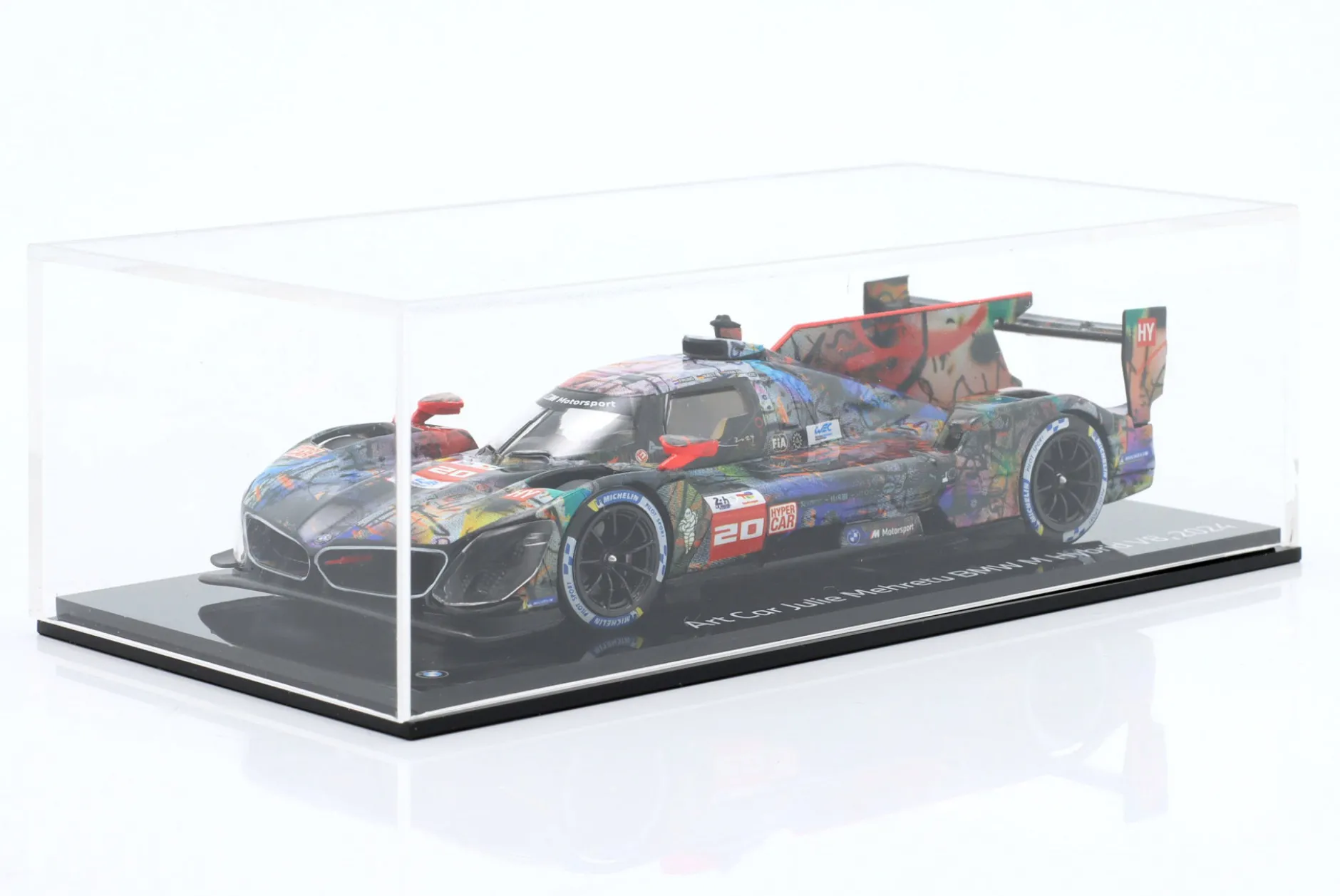 BMW M Hybrid V8 #20 24h LeMans 2024 Art Car Julie Mehretu 1:43 Norev