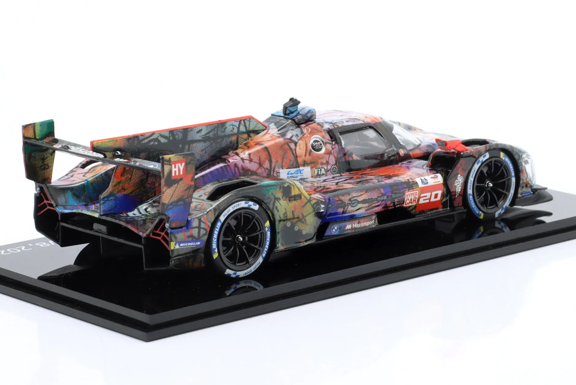 BMW M Hybrid V8 #20 24h LeMans 2024 Art Car Julie Mehretu 1:43 Norev