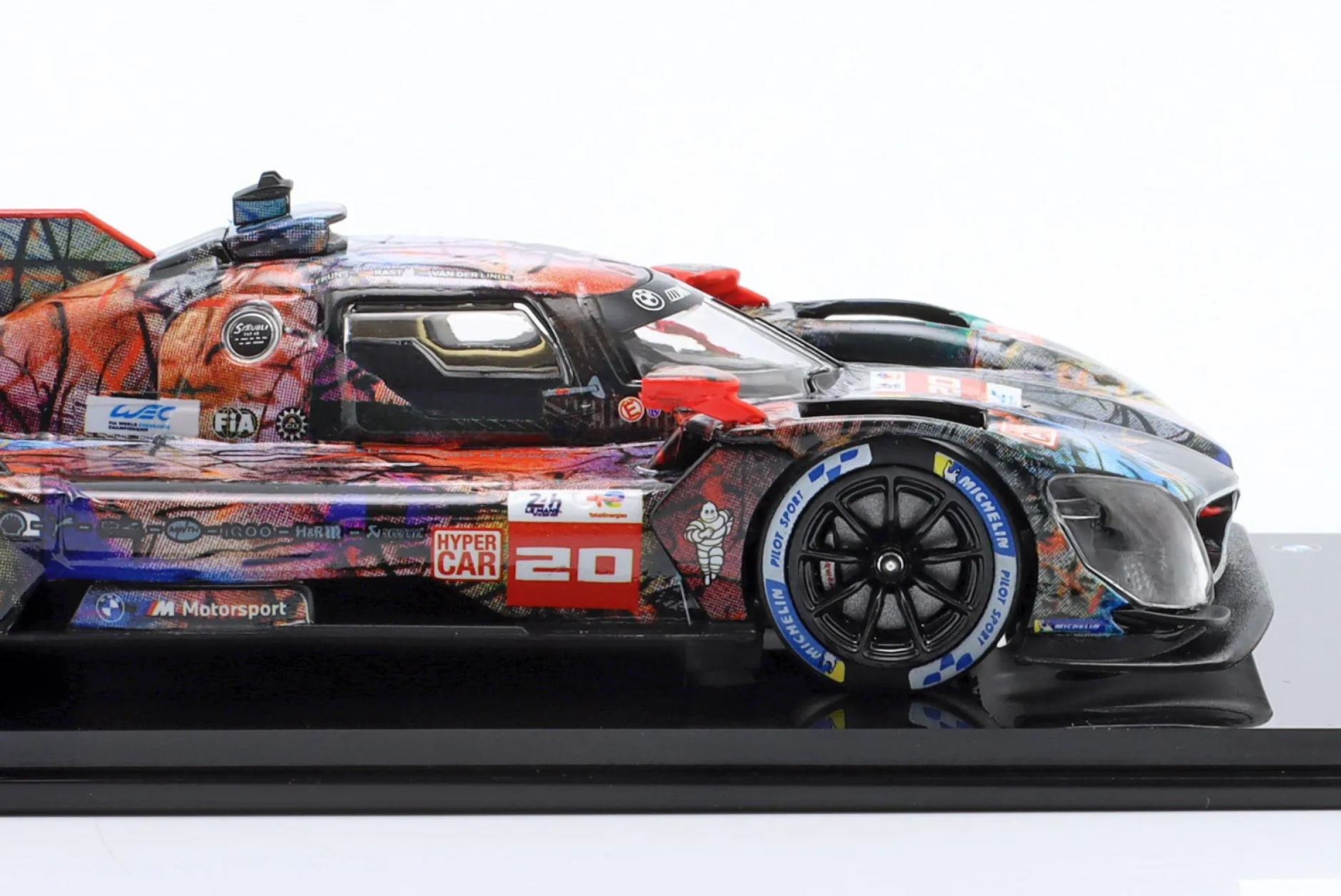 BMW M Hybrid V8 #20 24h LeMans 2024 Art Car Julie Mehretu 1:43 Norev