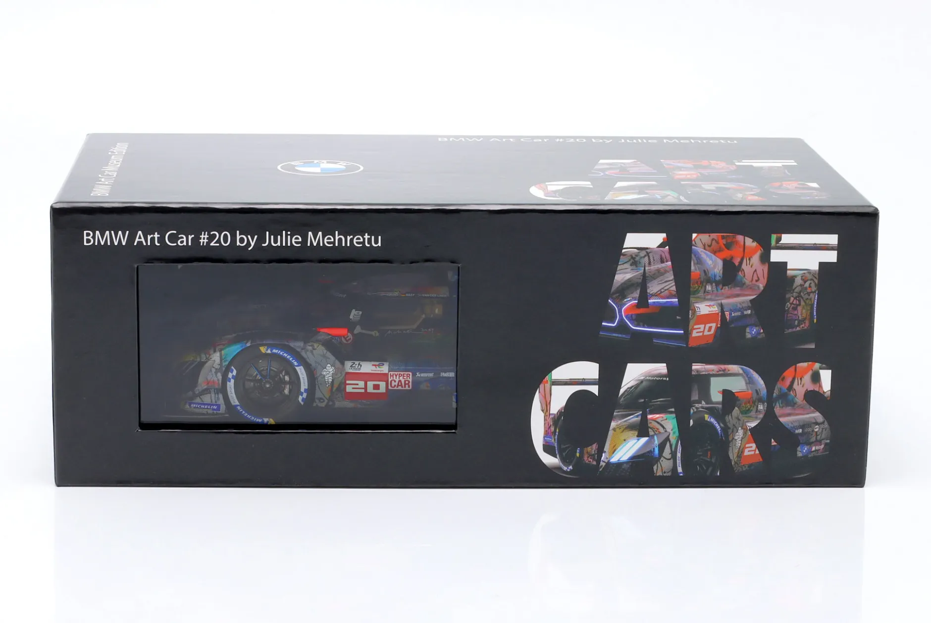 BMW M Hybrid V8 #20 24h LeMans 2024 Art Car Julie Mehretu 1:18 Spark