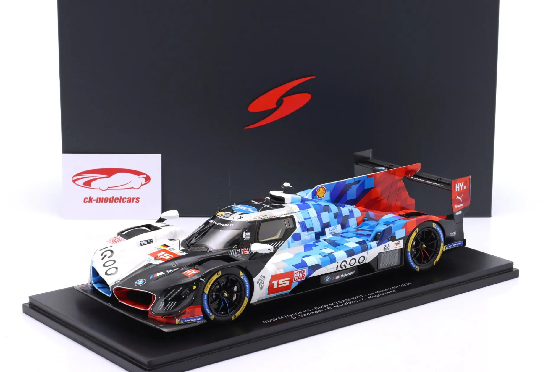 BMW M Hybrid V8 #15 24h LeMans 2025 BMW M Team WRT 1:18 Spark